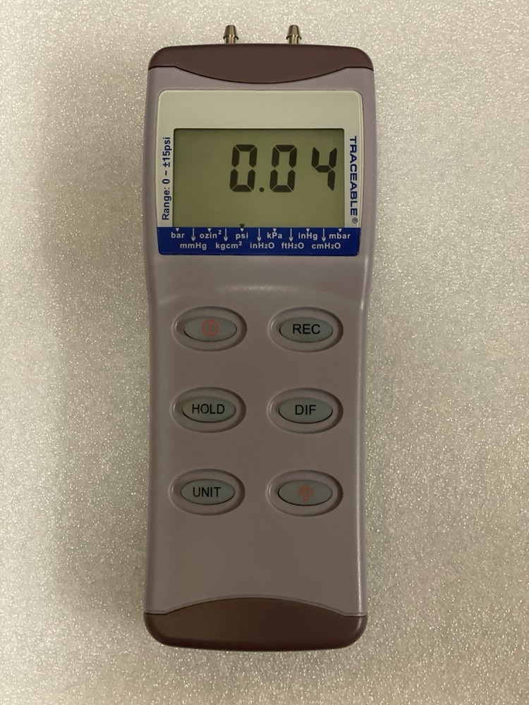 Traceable Digital Manometer Range:0 - ±15 psi