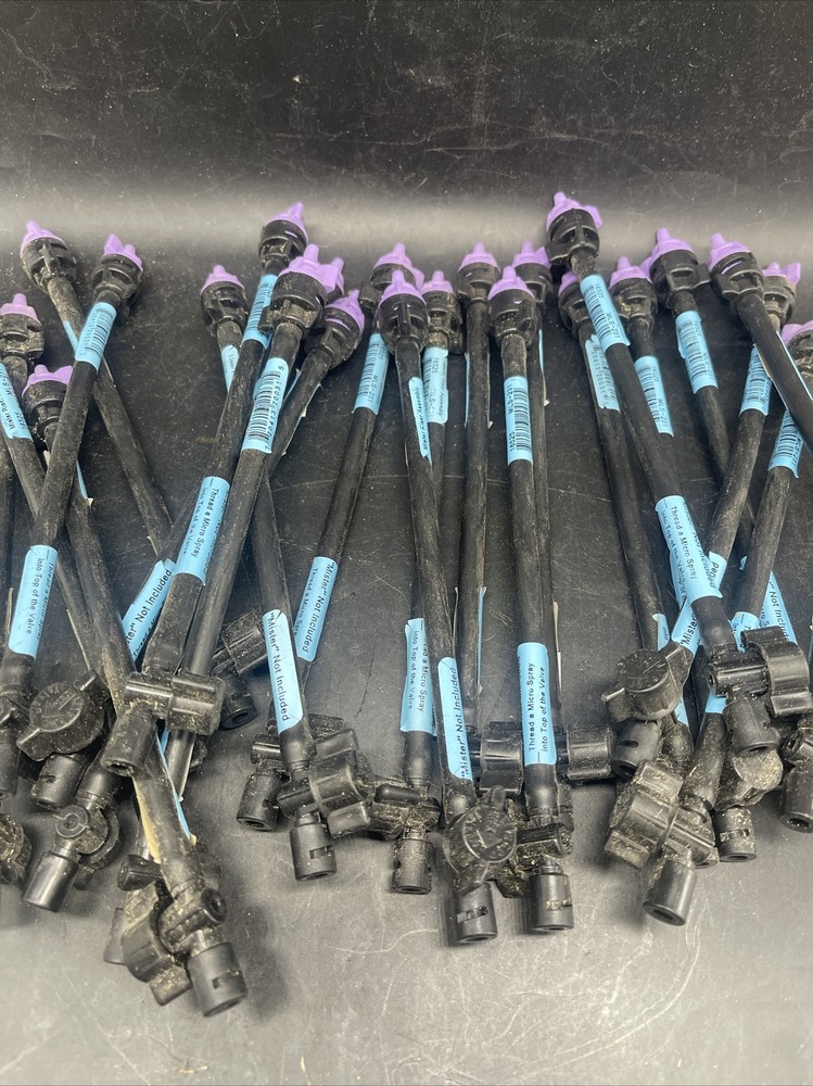 25 Drip Irrigation Mister Riser Assembly 10 GPH Flow Controlled Threaded Coupler