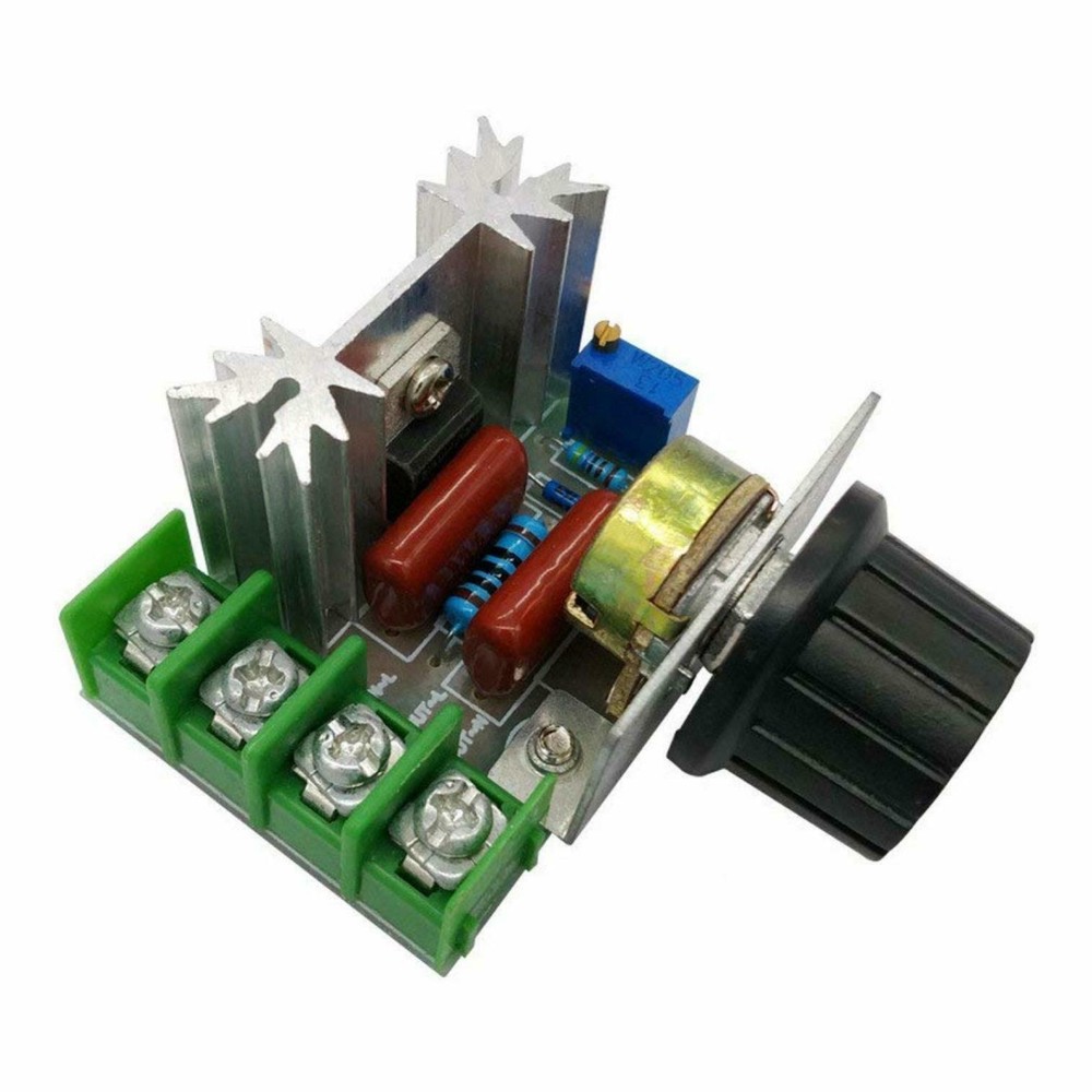 2000W 110V AC SCR Voltage Regulator Adjustable Motor Speed Control Controller