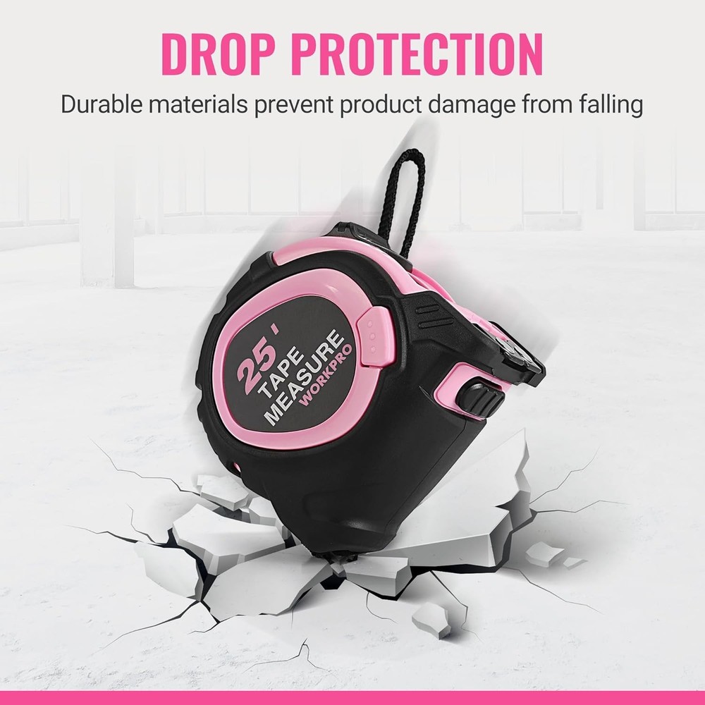 Tape Measure Retractable Compact Magnetic Hook Accuracy Tool