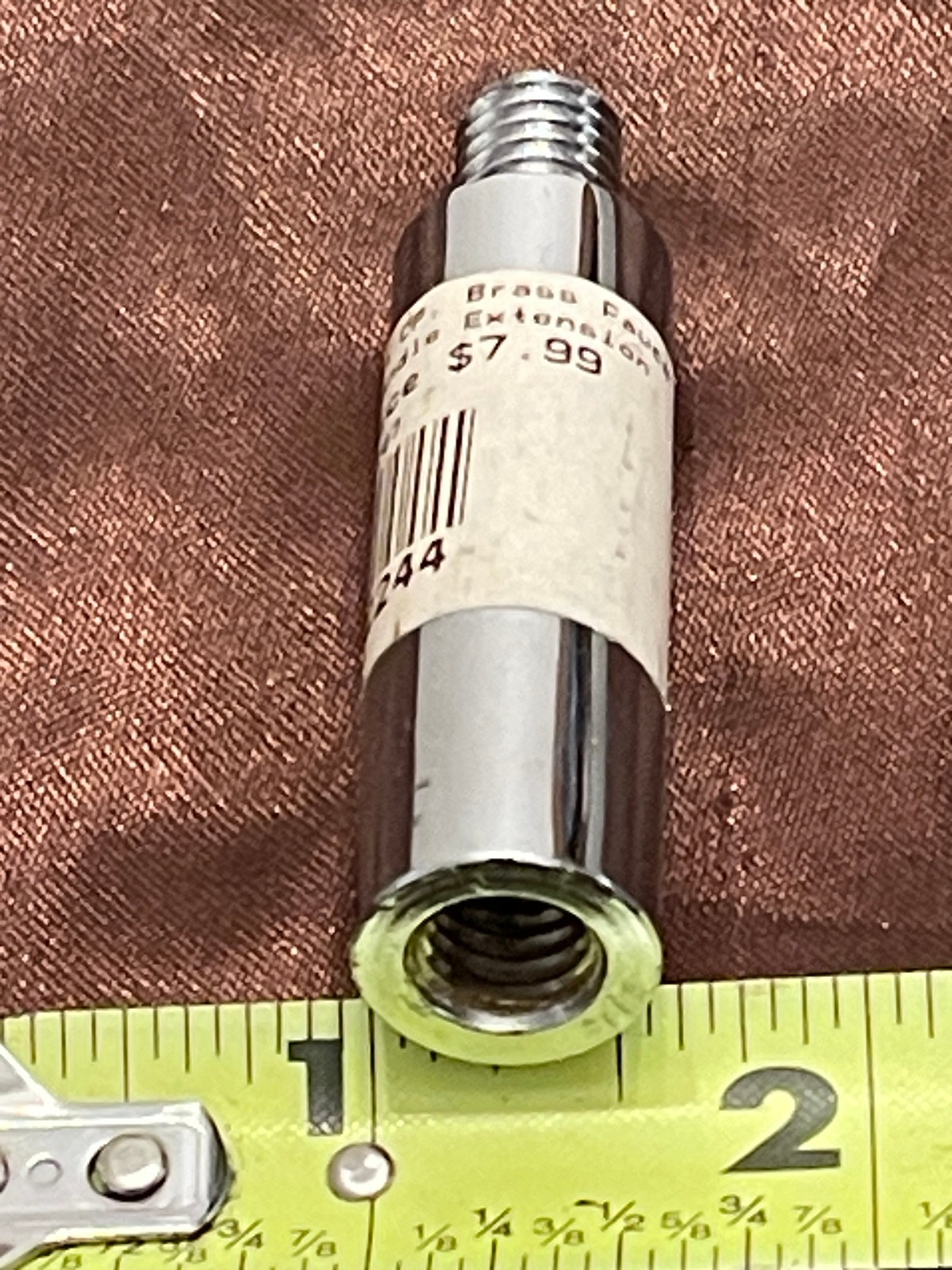 Draft Beer Faucet 2 inch Handle Extension, Krome Dispense