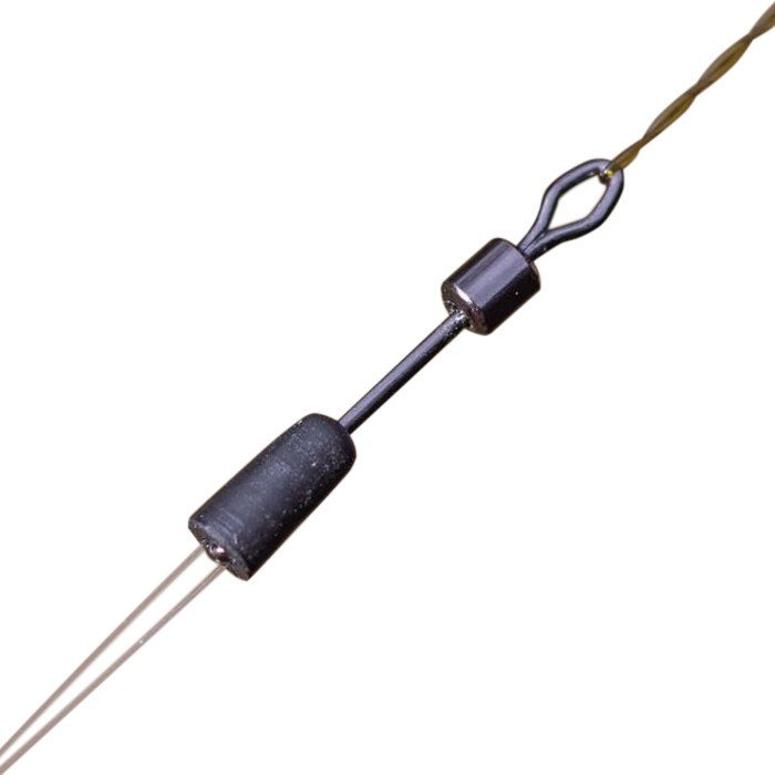 Small Sleeved Quick Change Swivels - Carp Rig Hooklink Connectors