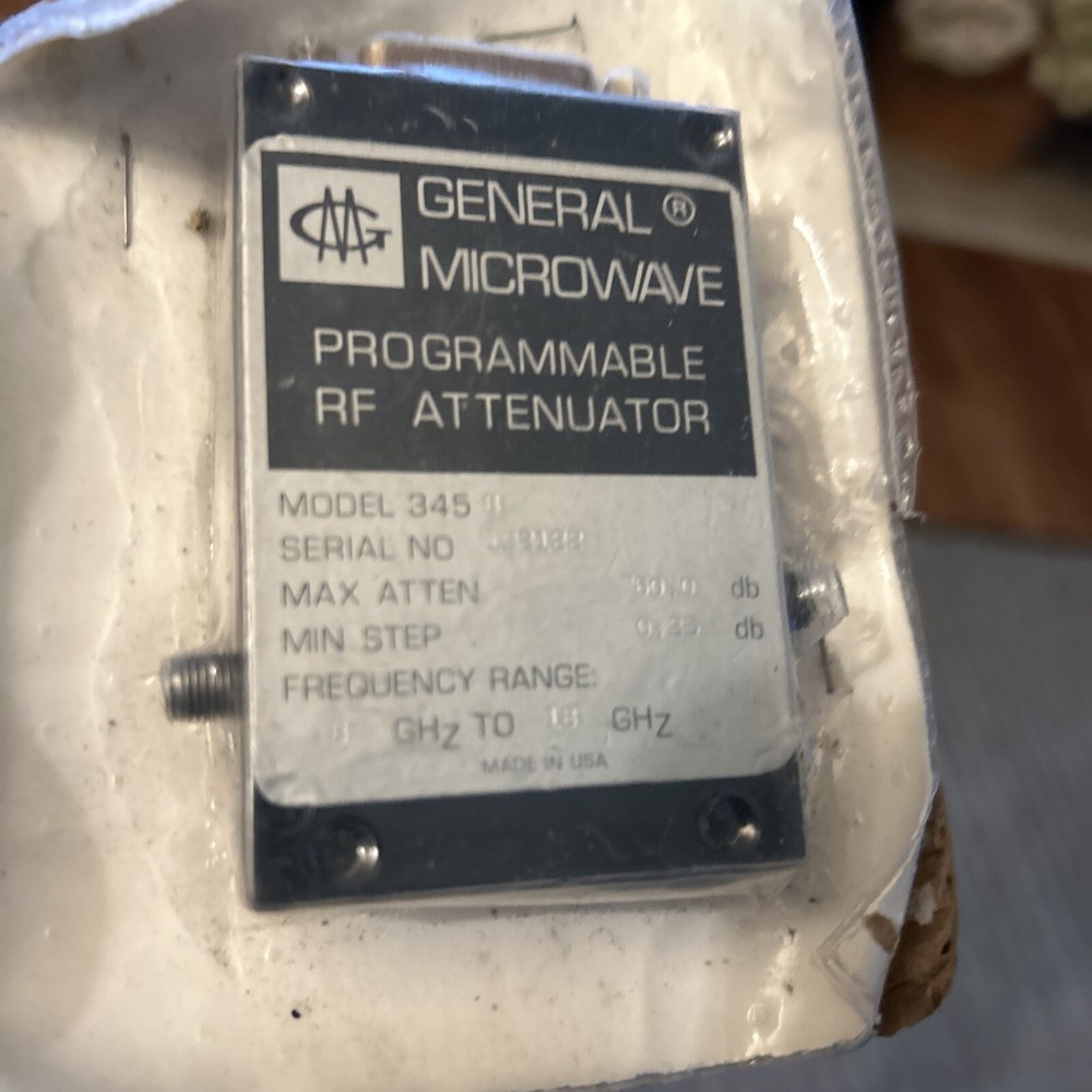 Kratos/General Microwave Programmable RF Attenuator