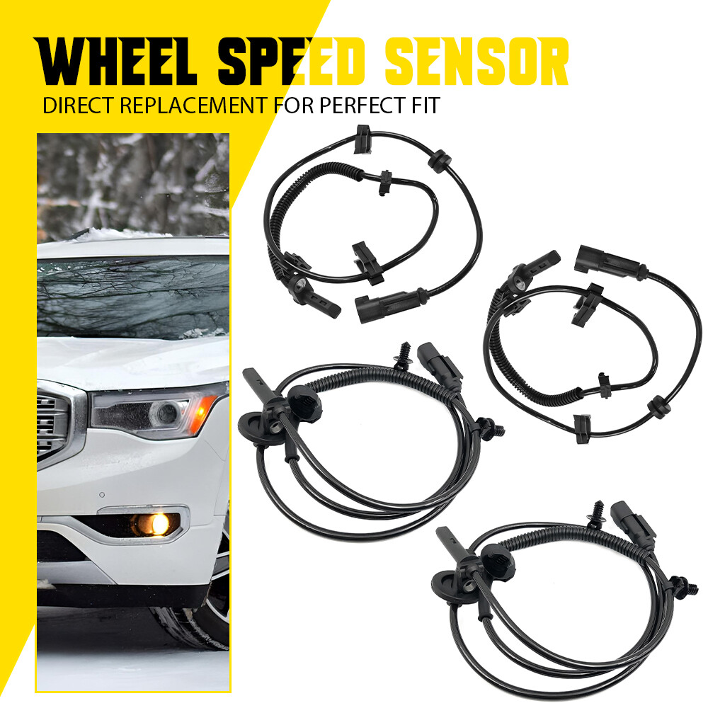 4x Front & Rear ABS Wheel Speed Sensor for 2008-2016 Buick Enclave GMC Acadia EJ