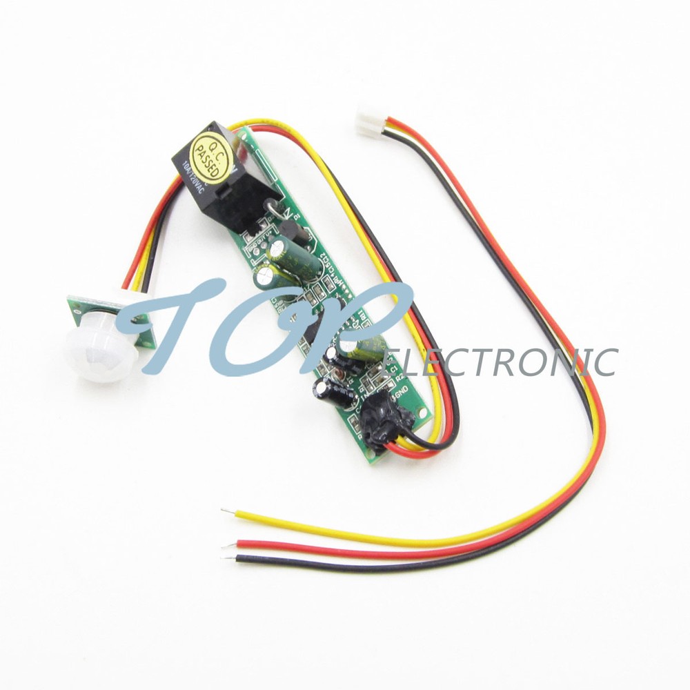 DC 12V 5A IR Pyroelectric Infrared PIR Motion Sensor Detector Module