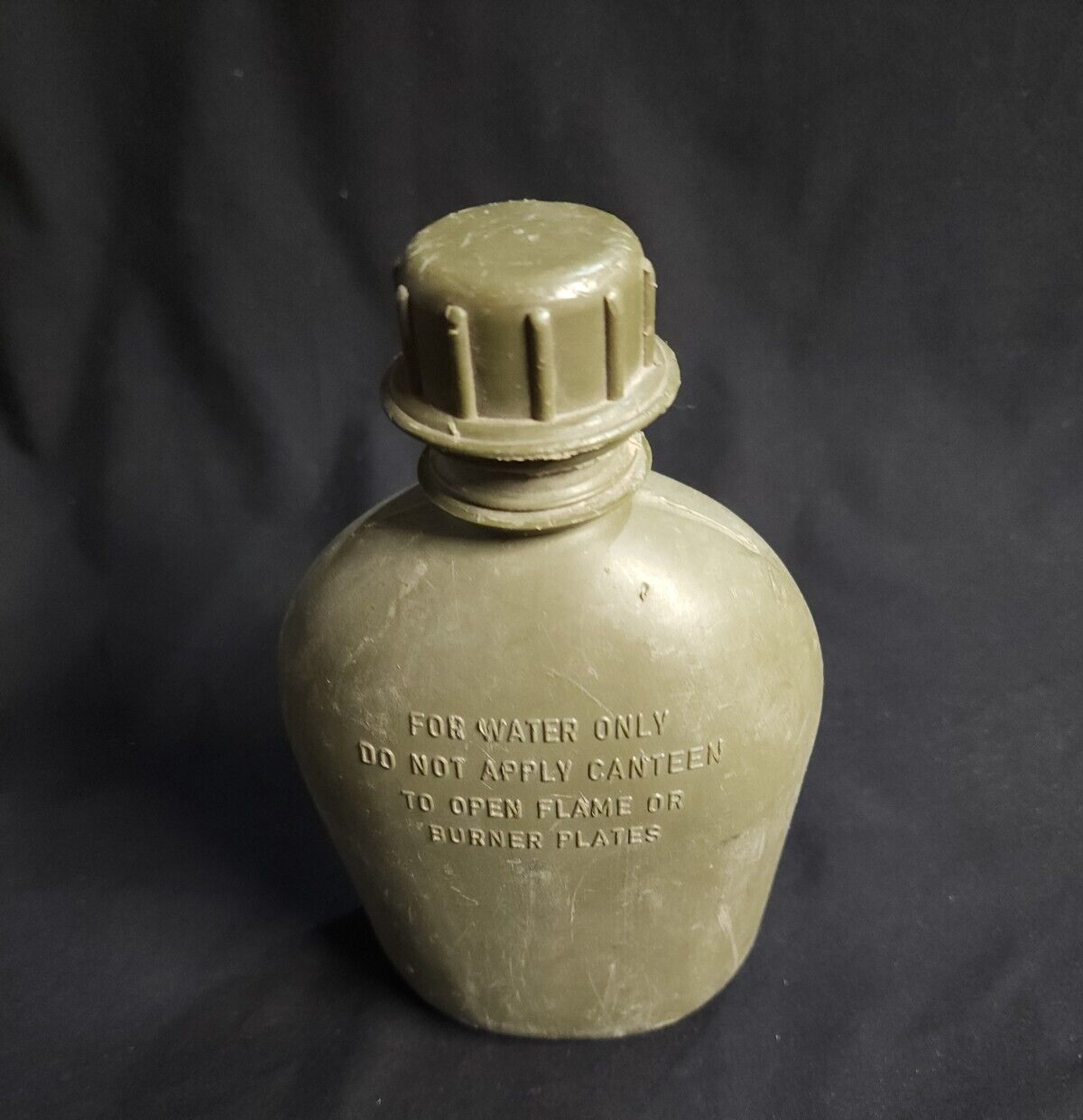 1QT Canteen & Cover Pouch LC2 1 Quart OD Green with 2 Clips SET US Military