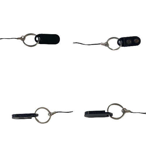 Minelab Equinox 900 charging port magnetic cover with lanyard.