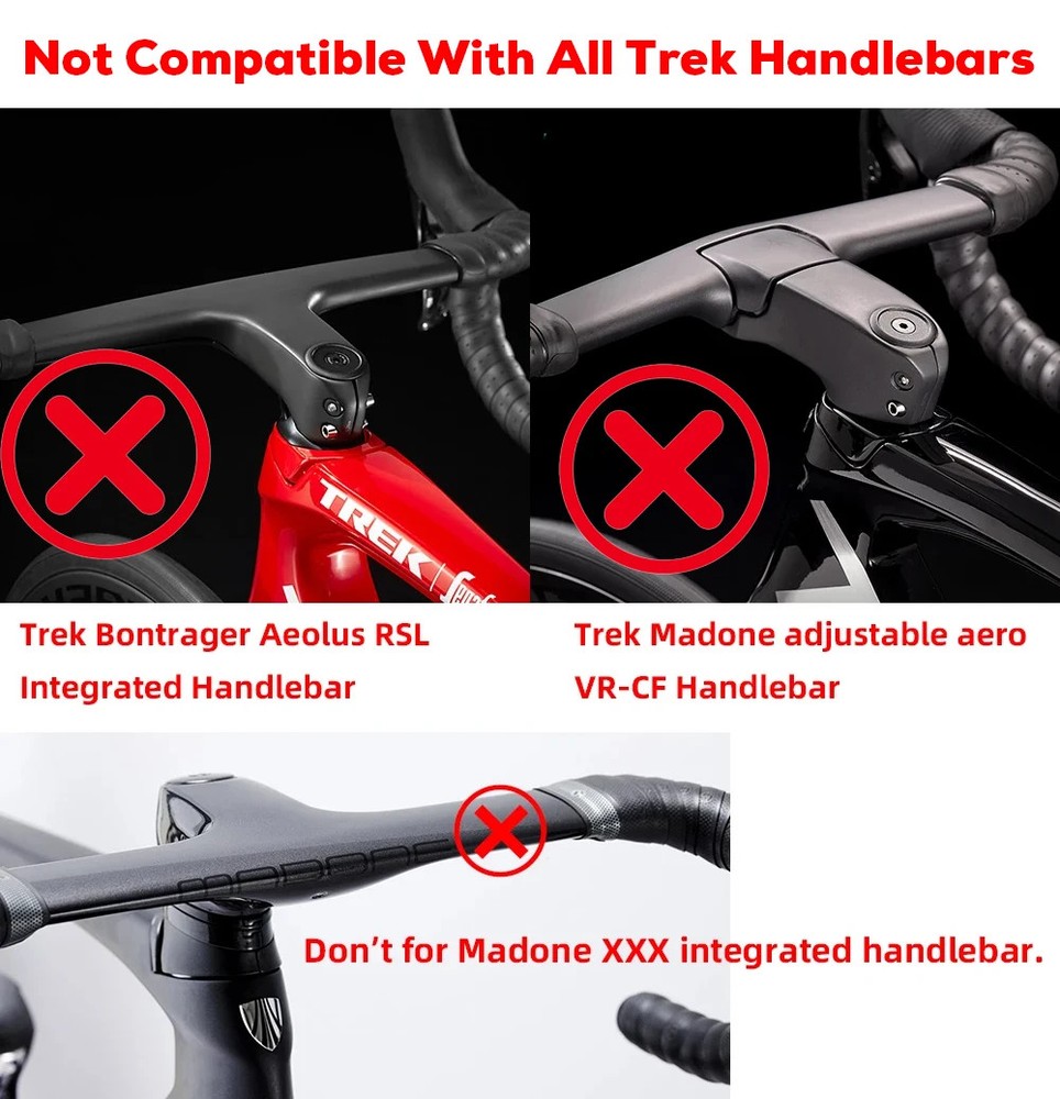 For SL8 Rapide Integrated Handlebar Computer Mount Compatible With Gopro/GPS/Gar