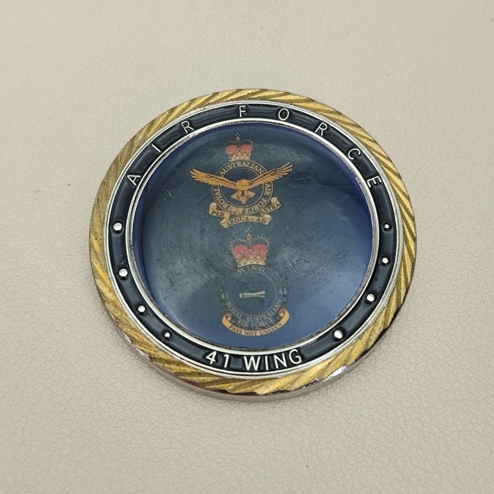 Australia Air Force 41 Wing Challenge Coin