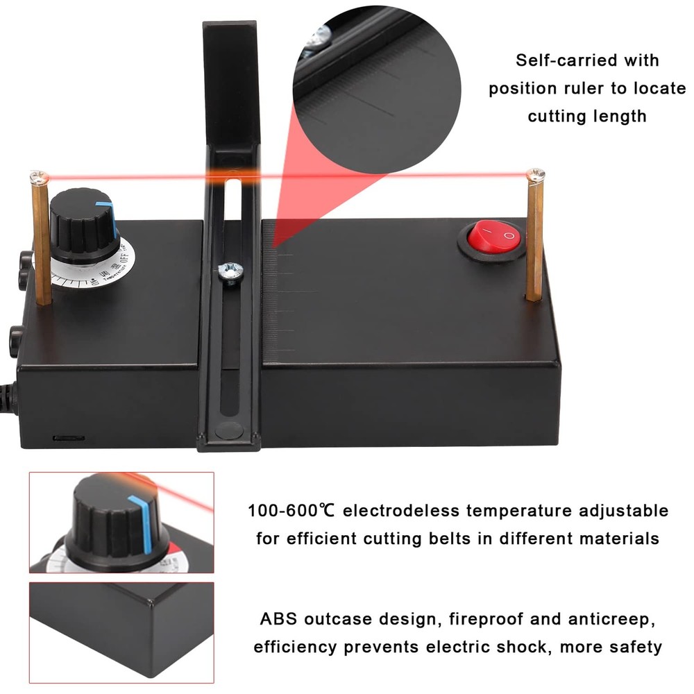 Hot Ribbon Cutting Machine Adjustable Temperature Efficient Cutter for Variou...