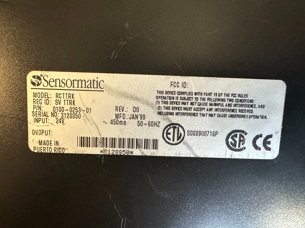 American Dynamics RCTTRK TouchTracker NO CABLES