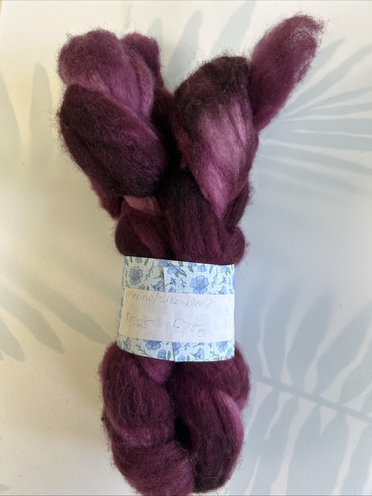 Merino Silk Roving