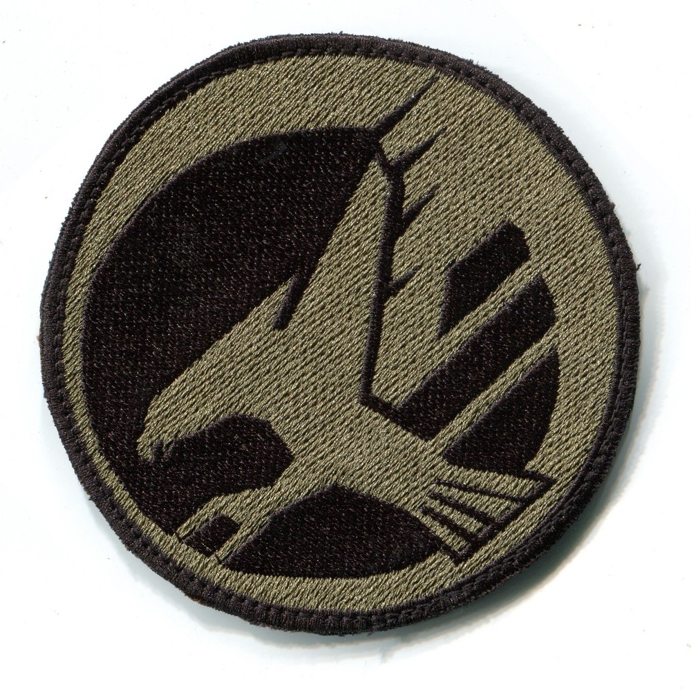 C&C GDI Eagle Patch Woodland Camo Left Shoulder Black Border Command Conquer