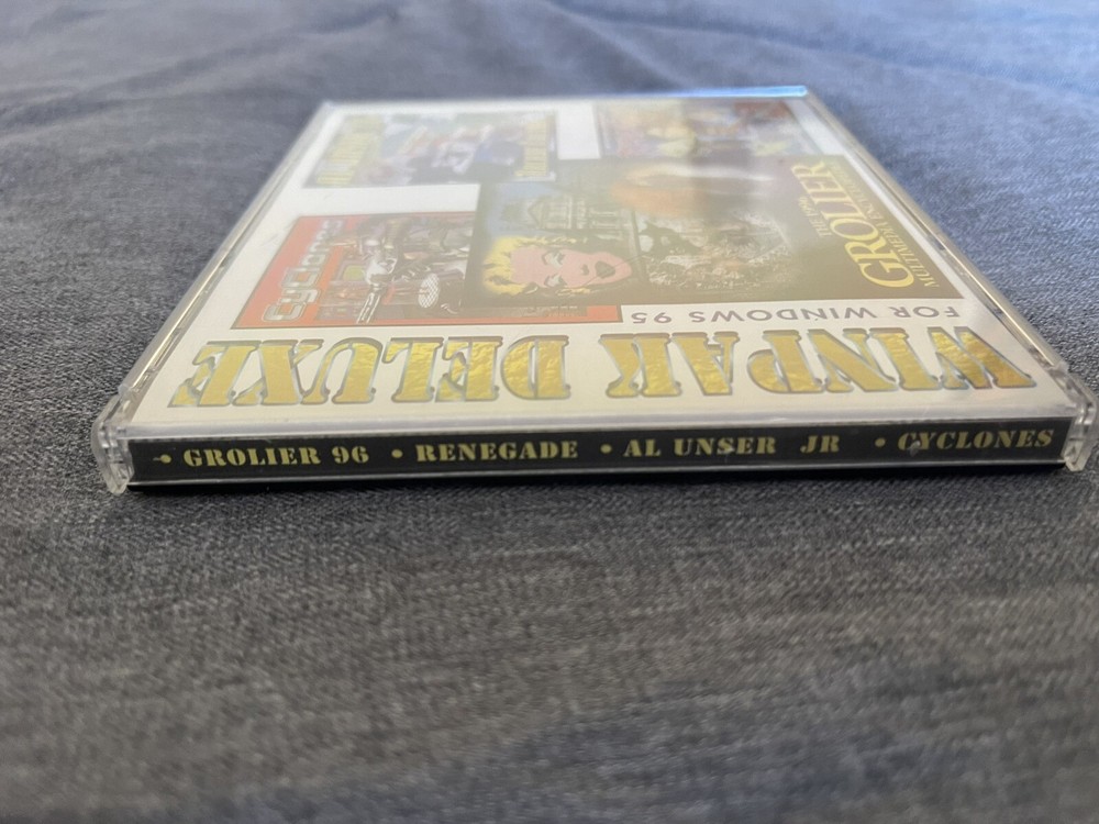 1996 Grolier Multimedia Encyclopedia PC Software CD Great Shape - Cleaned