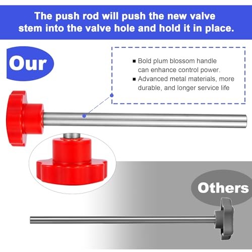 Quick Change Tire Valve Tool Kit,Tire Valve Stem Core Quickly Replacement Set B