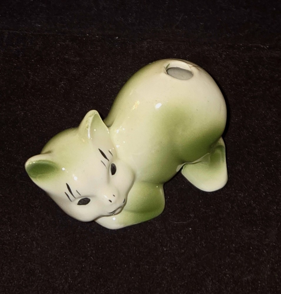 Cat Arch Back Ceramic Pottery Potpourri Scent Diffuser TEVVY Kitsch MCM Vintage