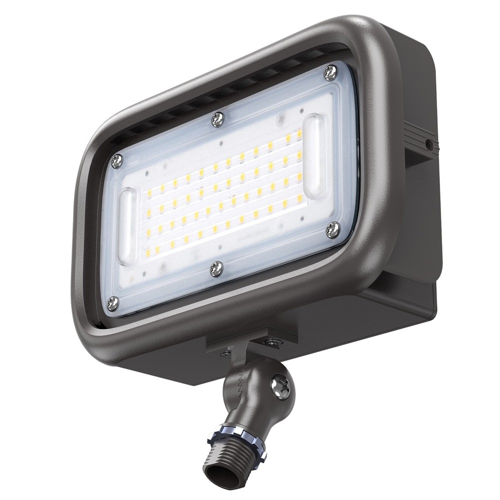 45W LED Flood Lights 1/2" Adjustable Knuckle Mount Security Floodlight for Yard