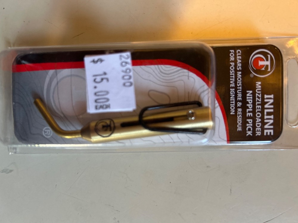 Thompson Center 31007244 MUZZLELOADER Inline Nipple Pick