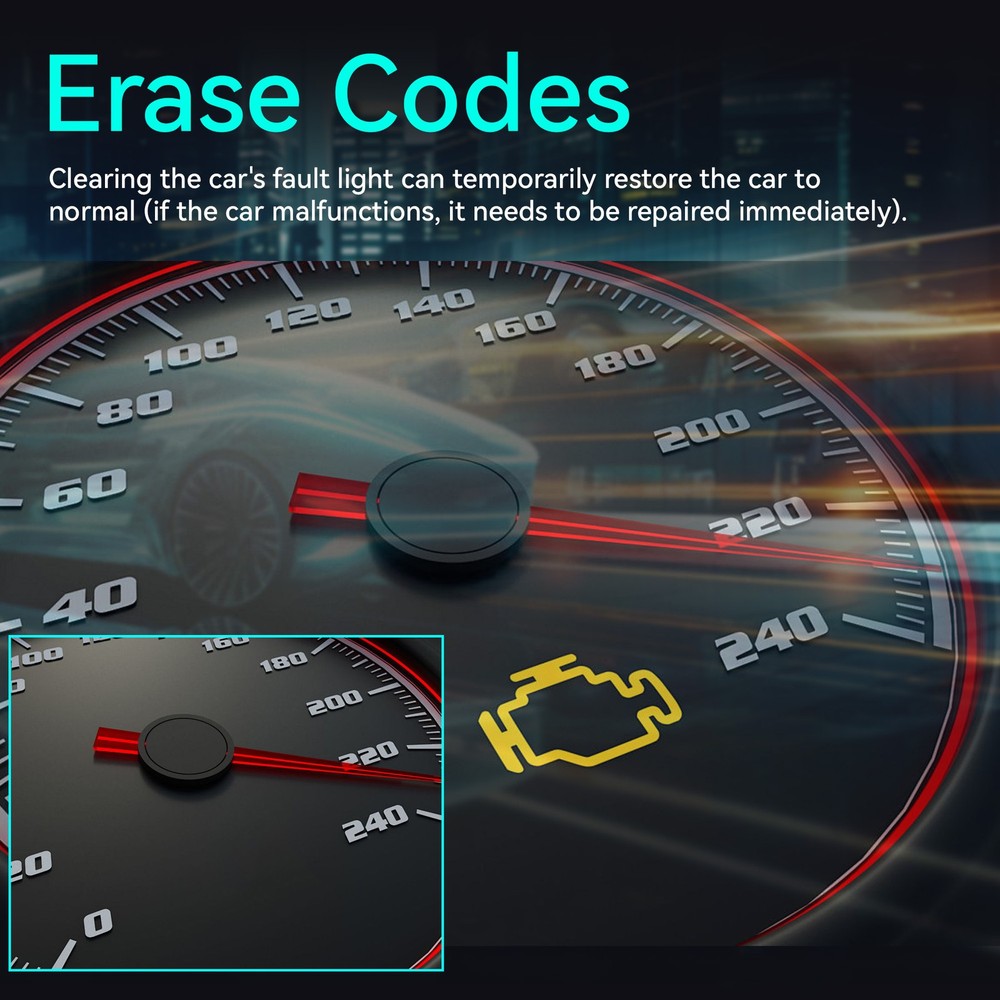 Automotive OBD OBD2 Code Reader Scanner Car Check Engine Fault Diagnostic Tool