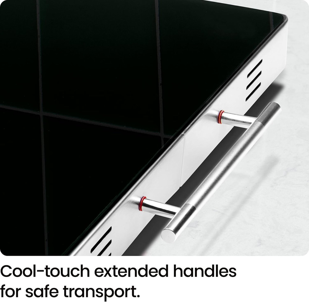 Electric Warming Tray with Adjustable Temperature Control, Perfect for Buffets,