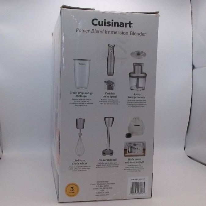 Cuisinart HB‑500PC Variable Speed Immersion Blender with Food Processor, BNIB