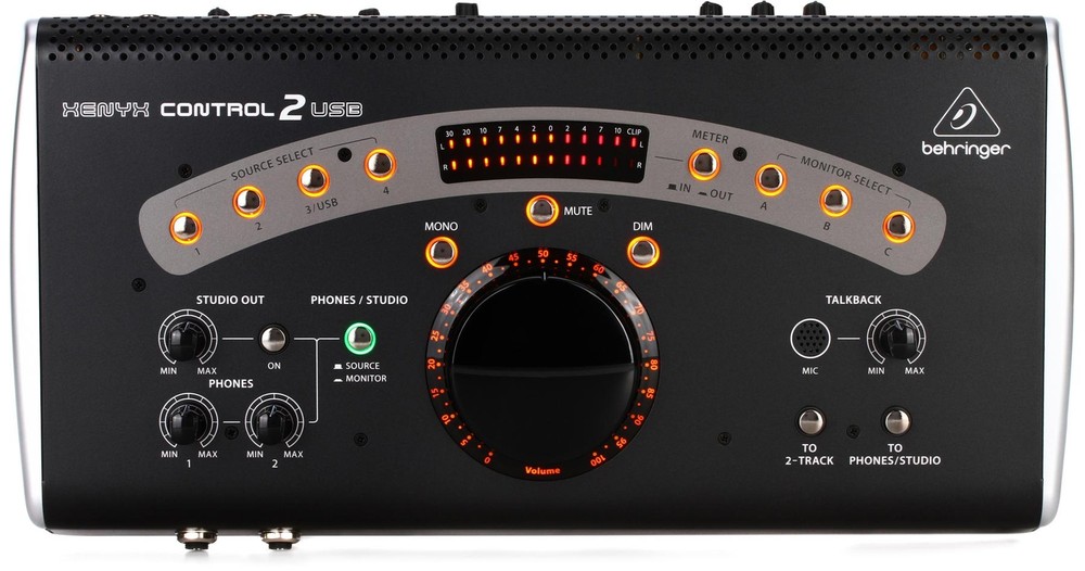Behringer CONTROL2USB High-end Studio Control with VCA Control and USB Audio