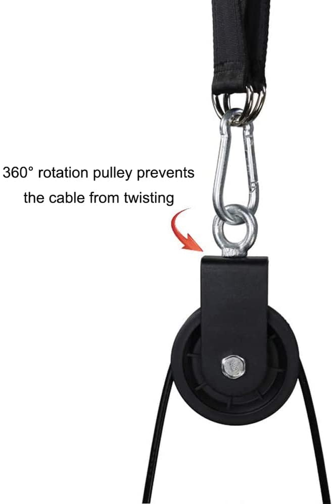 LAT Pull down and Lift Weight Pulley System Cable Machine Pulley Attachment for