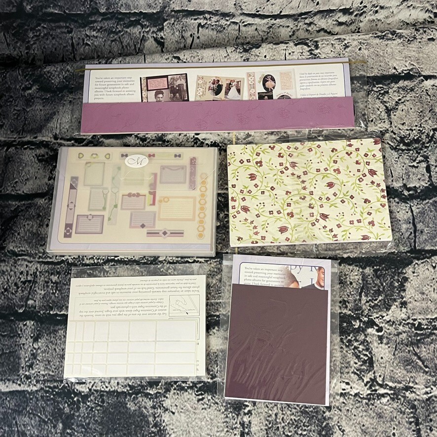 Creative Memories VINEYARD Storybox Paper & Stickers