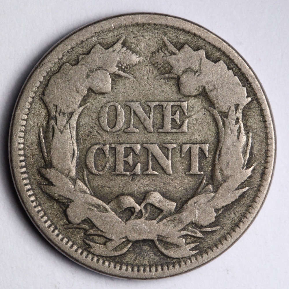1857 OBV 56 Flying Eagle Cent Penny CHOICE FINE E110 RNC
