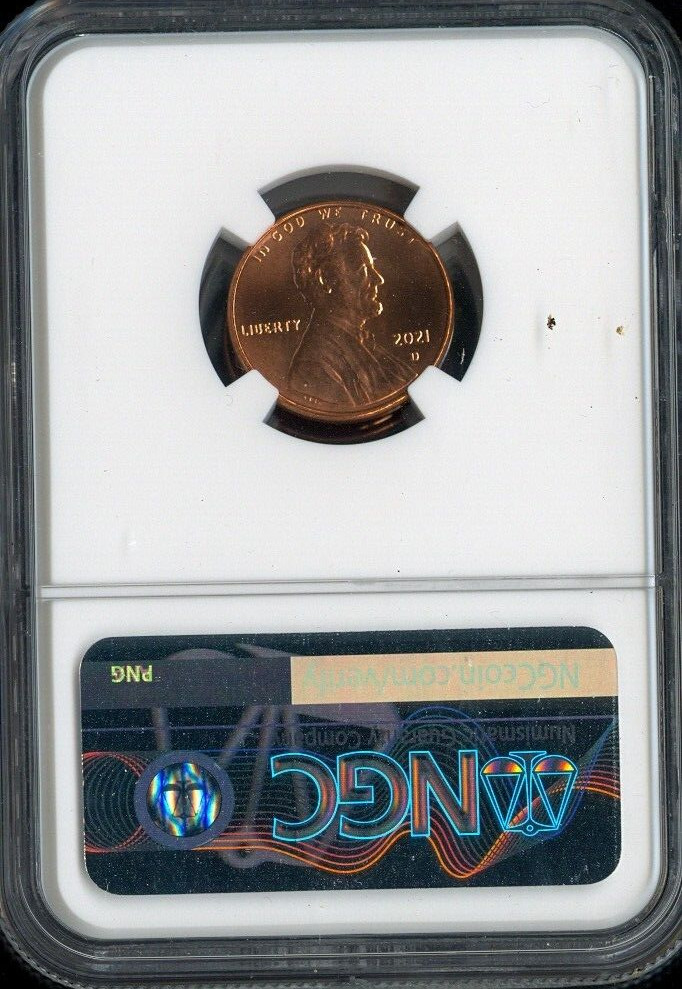 2021-D Lincoln Shield Cent 1C NGC MS67 RD QUALITY