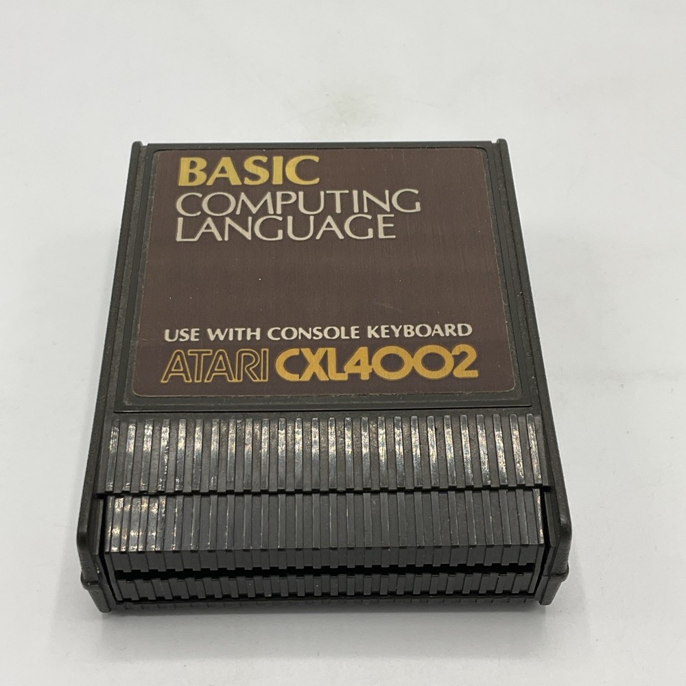 BASIC : Computing Language CXL4002 Original ATARI Computer Cartridge