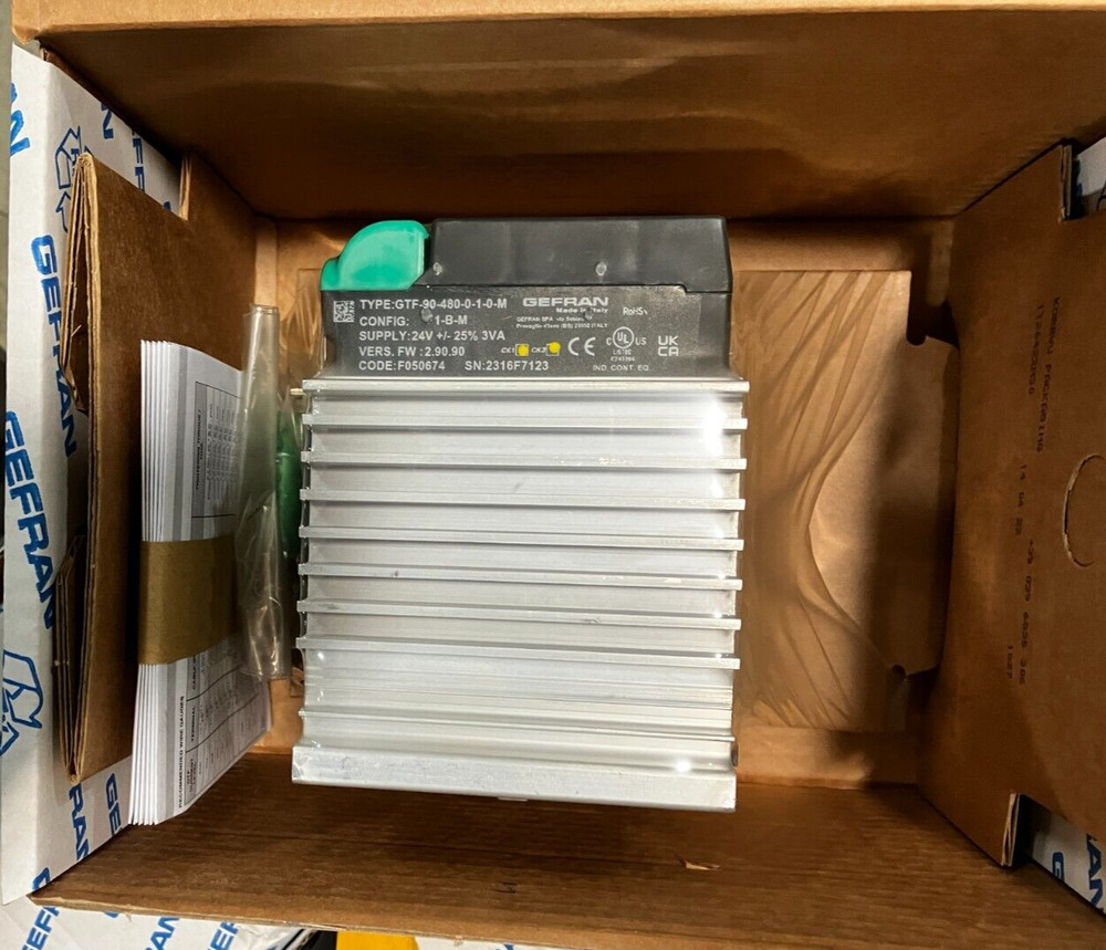 GEFRAN Process Controller Geflex Power Controller GTF-90-480-0-1-0-M-1-B-M