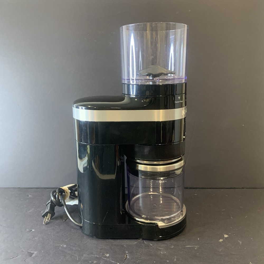 KitchenAid Burr Coffee Grinder Black (KCG8433OB) Read