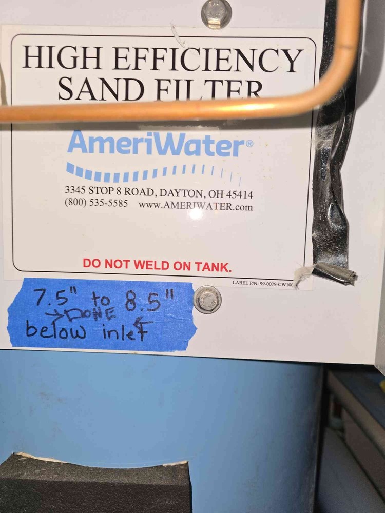 AmeriWater High Efficiency Sand Filter 460V Water Filtration Pump Controller &