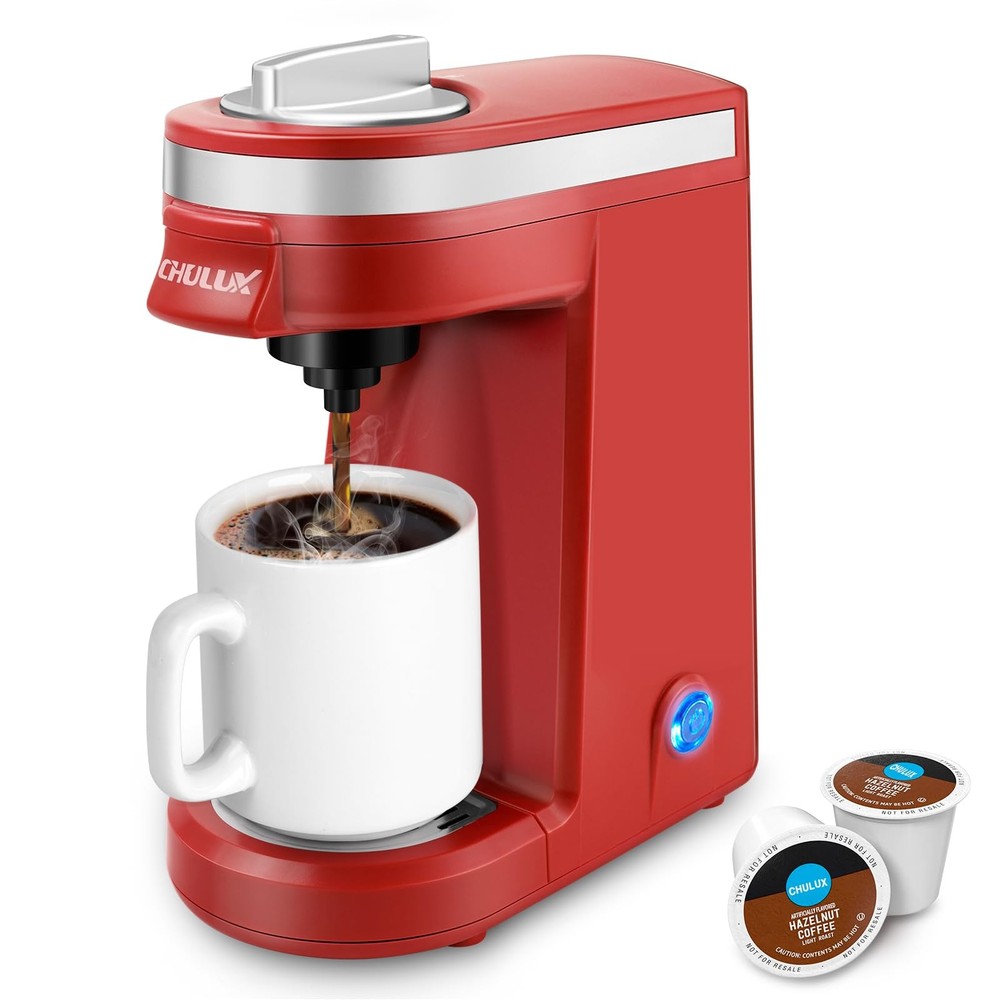 Single Serve K Capsule Coffee Maker Red