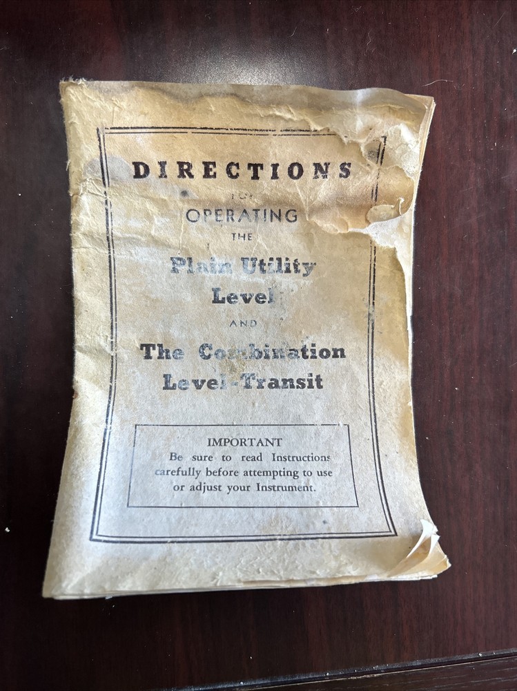 Leveling Instrument Vintage