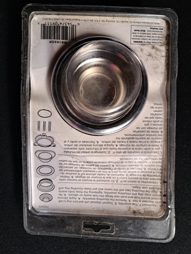 Monogram Brass Garbage Disposal Flange with Stopper - MB162CP