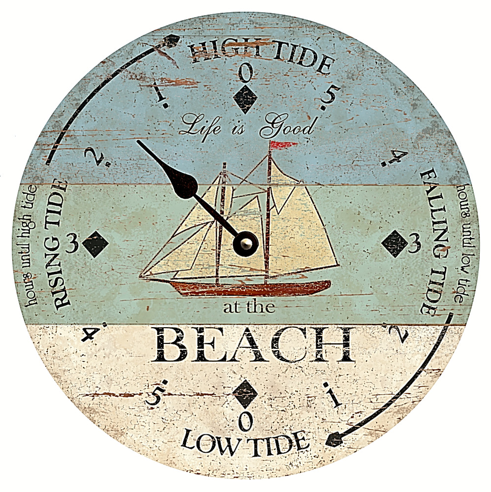 Tide Clock- Beach Tide Clock