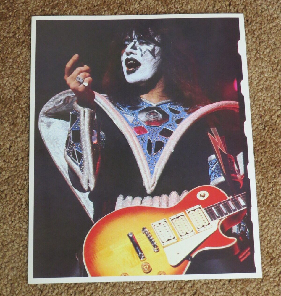KISS OFFICIAL 8X10 PROMOTIONAL PHOTO VINTAGE 1980 ACE FREHLEY