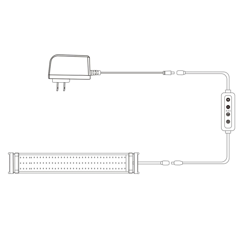 NICREW Aquarium Light Timer&Dimmer, Easy to Program Fish Tank Light...