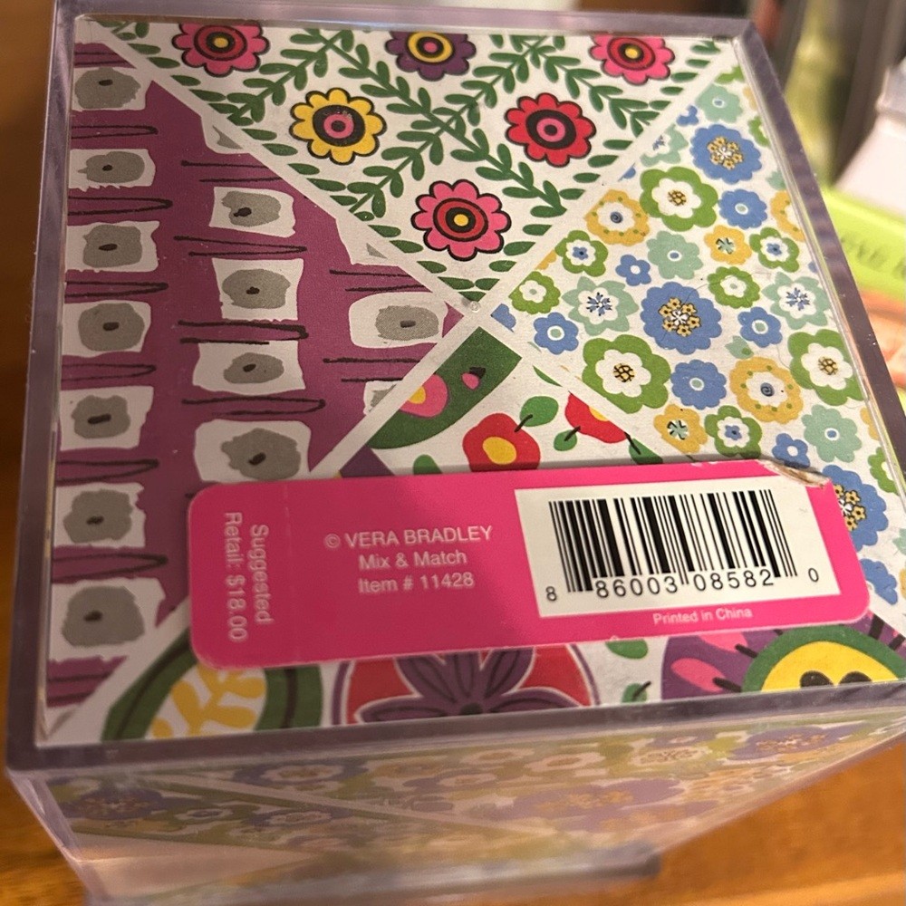 Vera Bradley Multicolor Floral Notecard Set