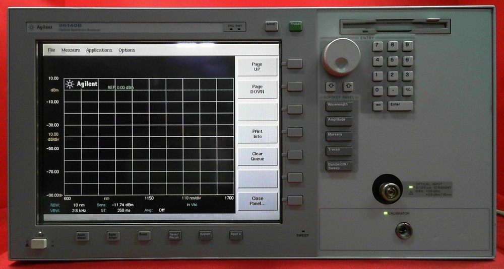 HP - Agilent - Keysight 86140B US40460754 Optical Spectrum Analyzer