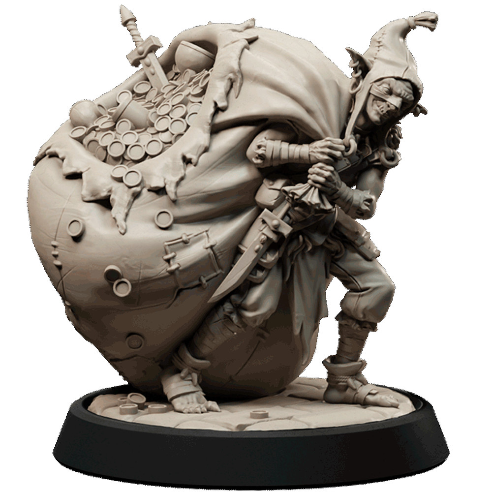 DnD Goblin Looter Mini 32mm Scale