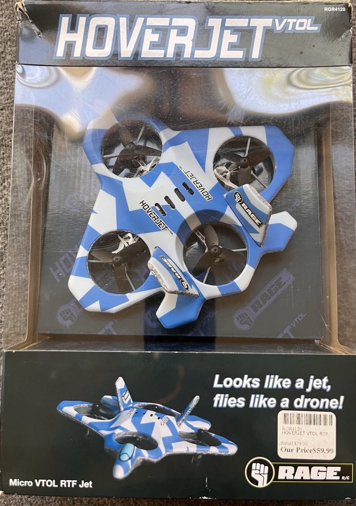 HoverJet Micro VTOL RTF Jet By Rage R/C