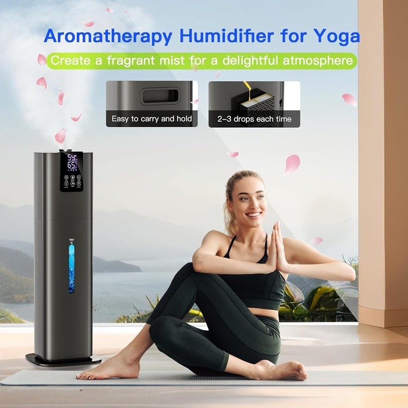Smart App Control Humidifier 8L Capacity Essential Oil Diffuser 360° Nozzle New