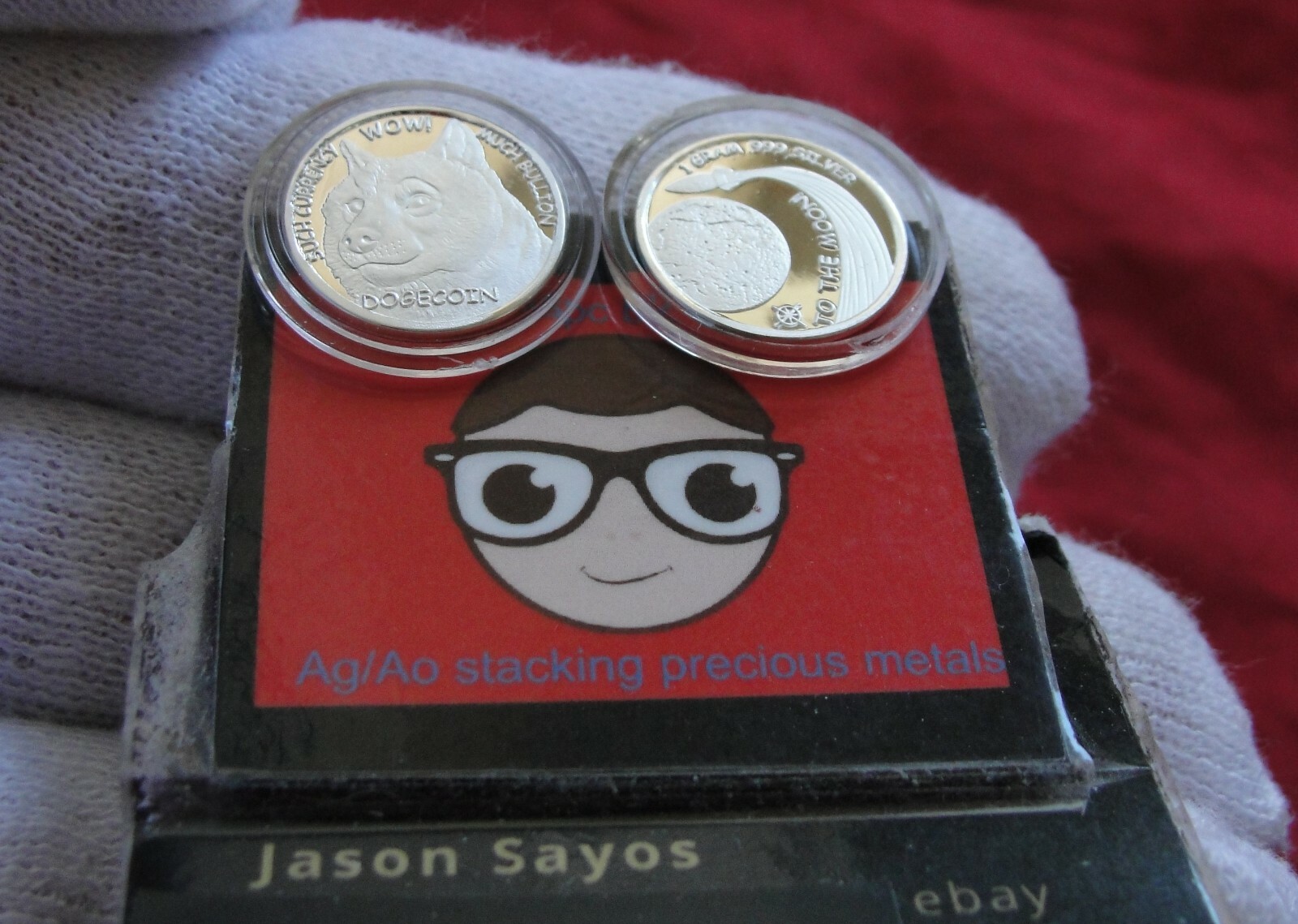 One (1)-1 gram .999 Pure Silver Mini DOGECOIN Dept of Gov't Efficiency D.O.G.E.