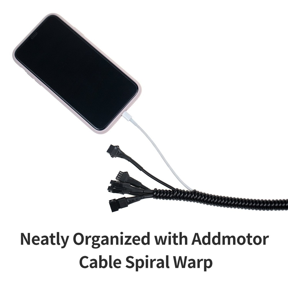 1m Length Cable Spiral Wrap Cable Management Solution to Organize Cords 2pcs
