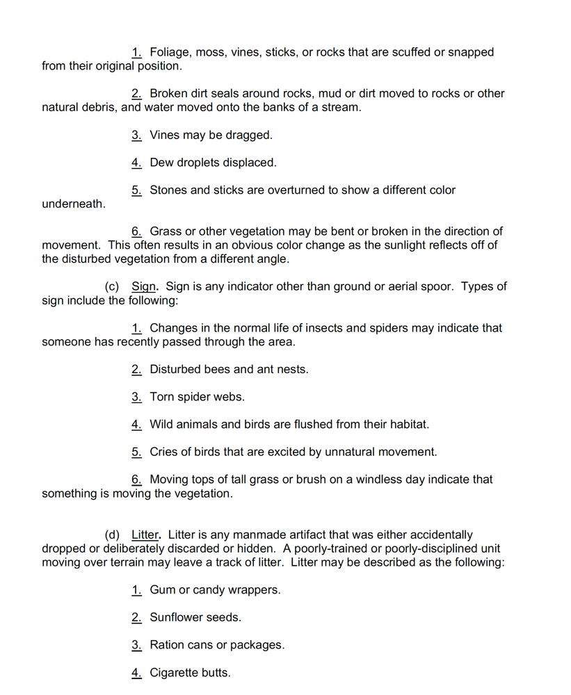849 page USMC Combat Hunter Training Introduction And Fundamentals on Data CD