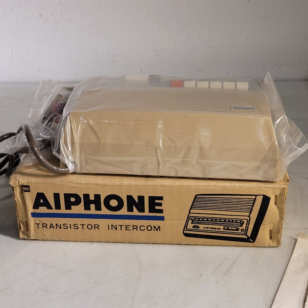Vintage Aiphone LC-5S Loudspeaker Intercom System Microphone Transistor Speaker