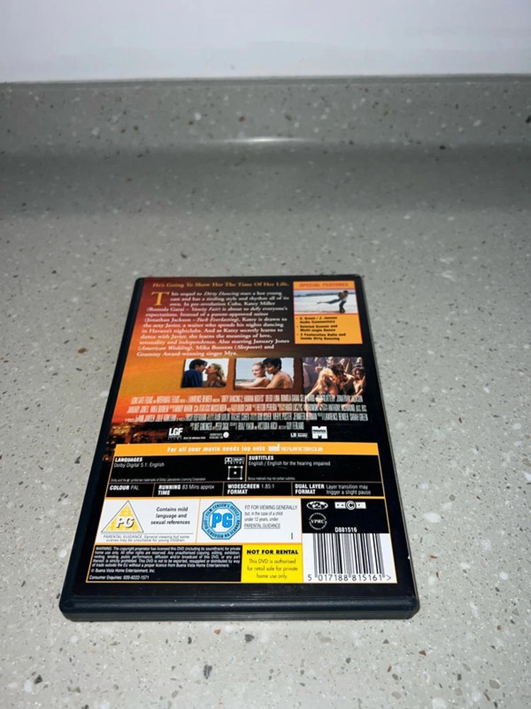 Dirty Dancing 2 dvd